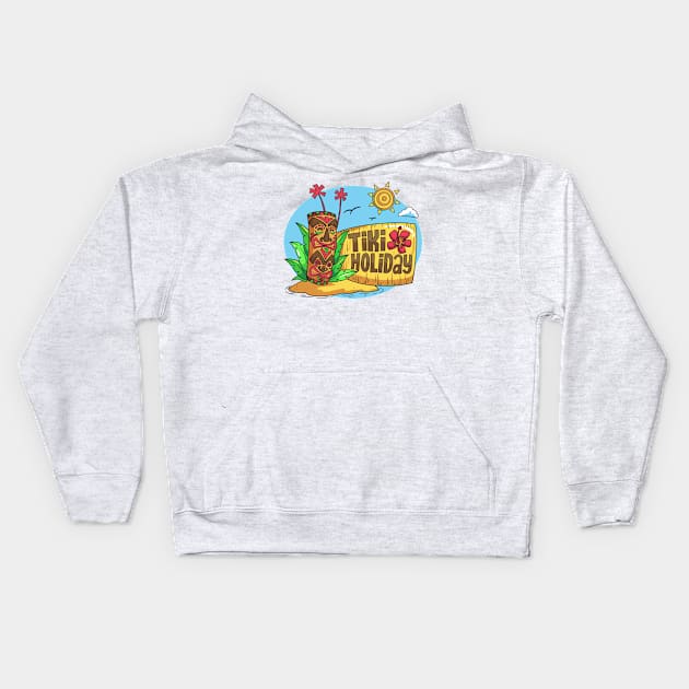 Tikistyle Ethnic Holiday Design Kids Hoodie by C-79